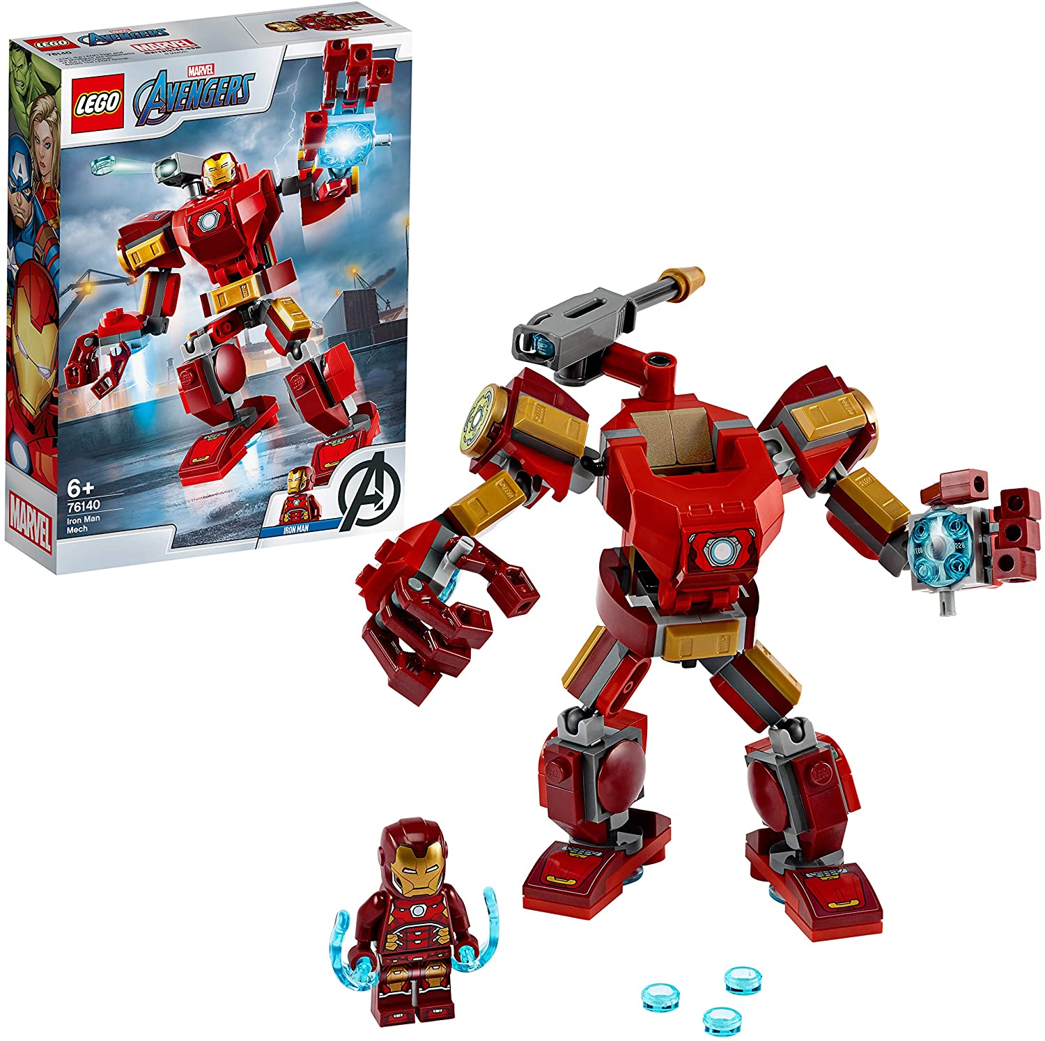 ARMADURA ROBÓTICA DE IRON MAN DE LEGO